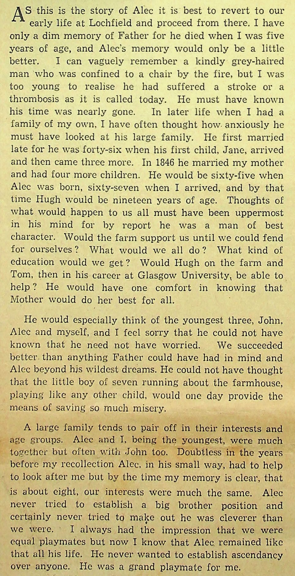 Section 1 of Robert Fleming article 2